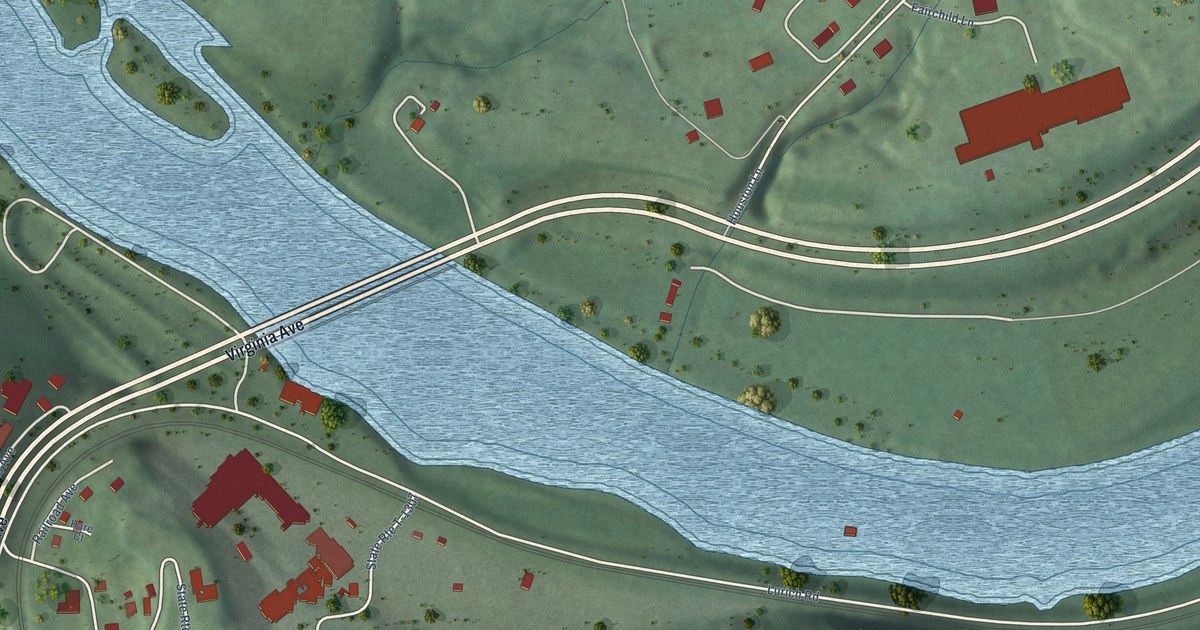 Map of Glen Lyn, Virginia in 2026