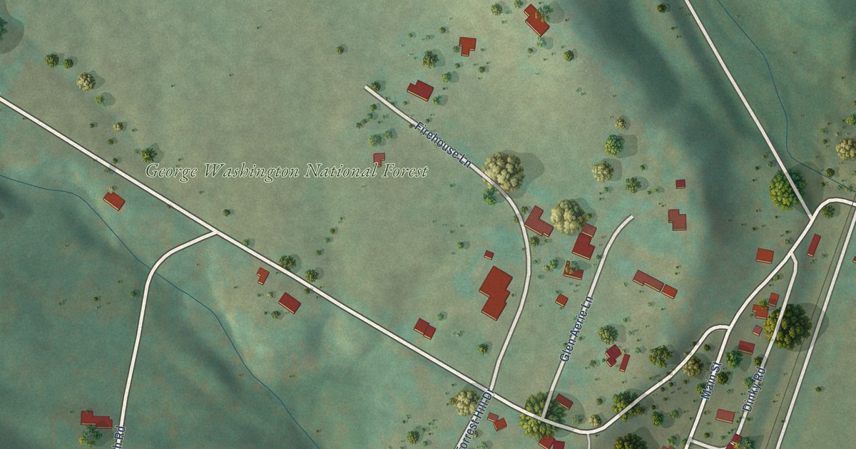 Map of Glen Wilton, Virginia in 2026