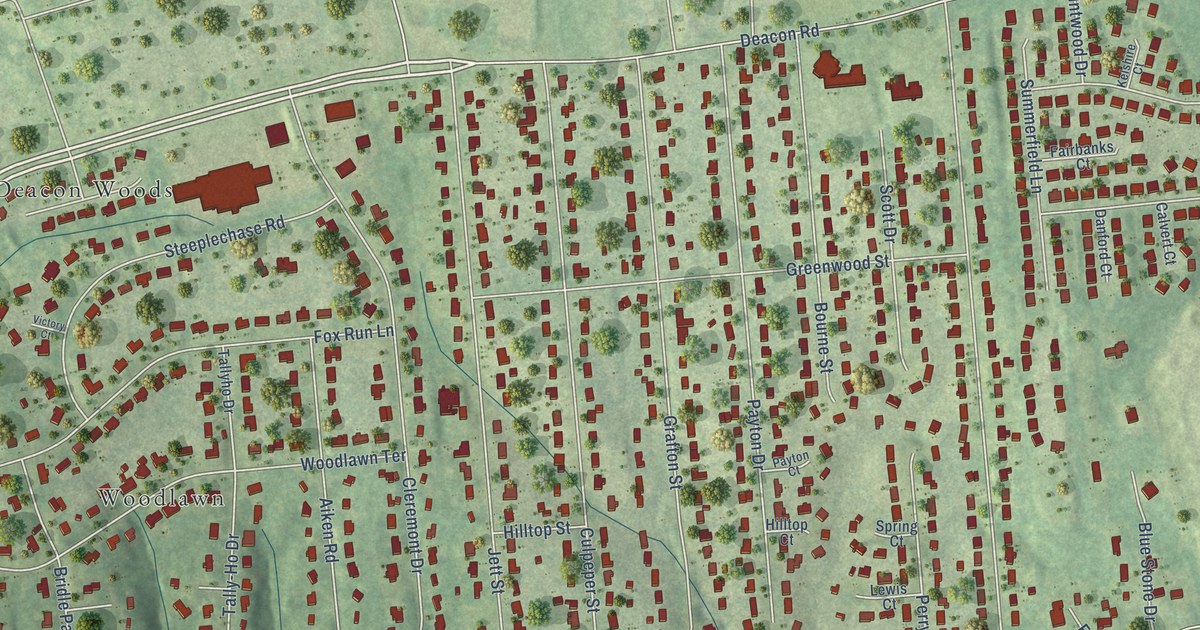 Map of Grafton Village, Virginia in 2026