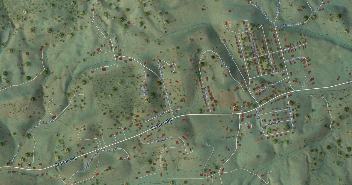 Map of Gratton, Virginia in 2026