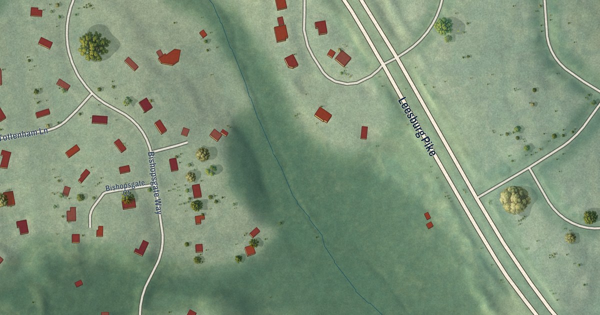 Map of Great Falls Crossing, Virginia in 2026
