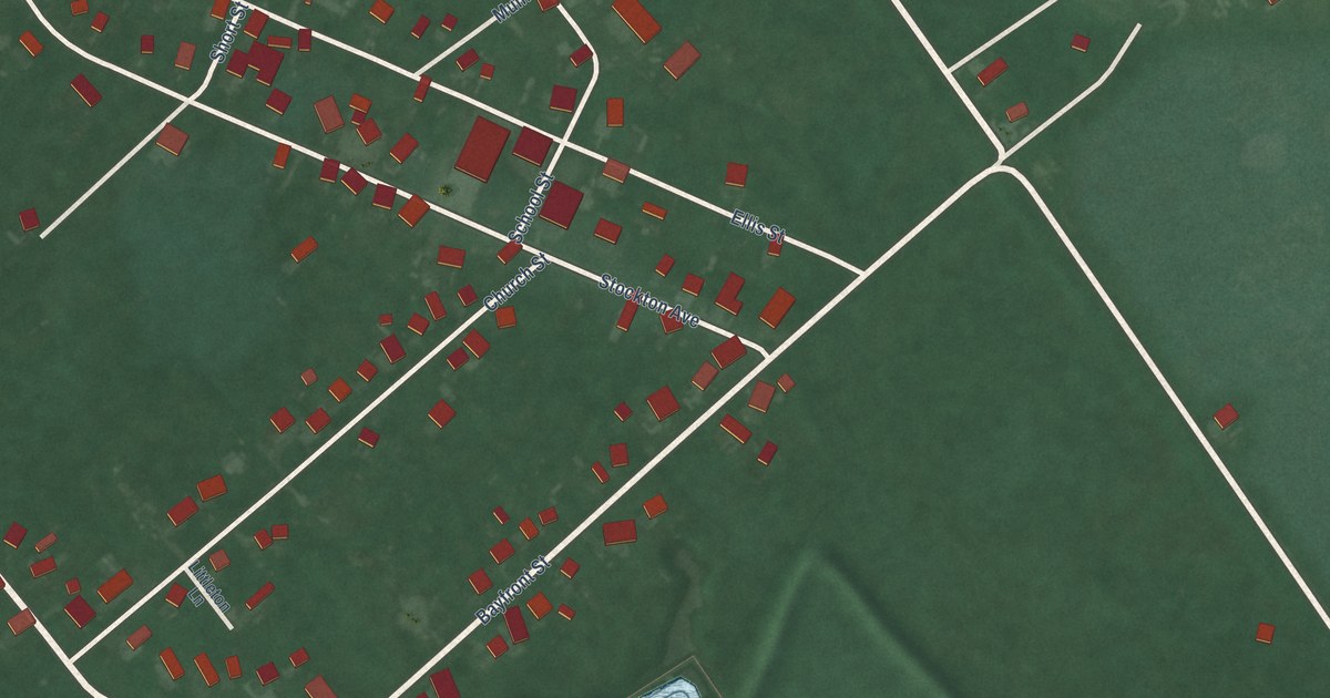 Map of Greenbackville, Virginia in 2026