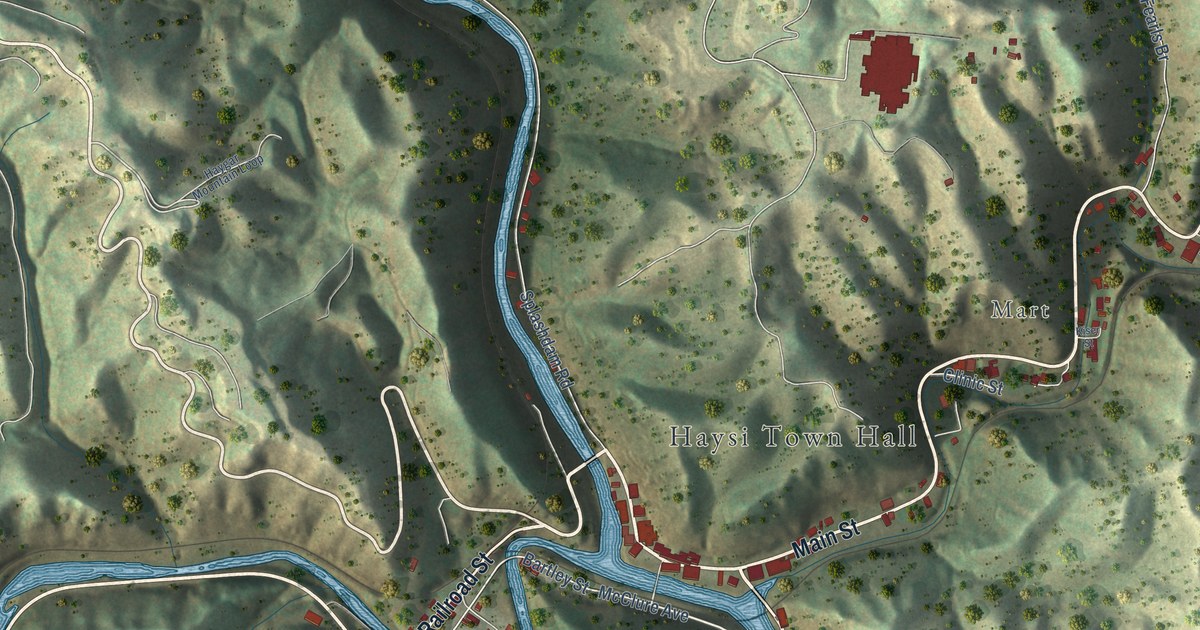 Map of Haysi, Virginia in 2026