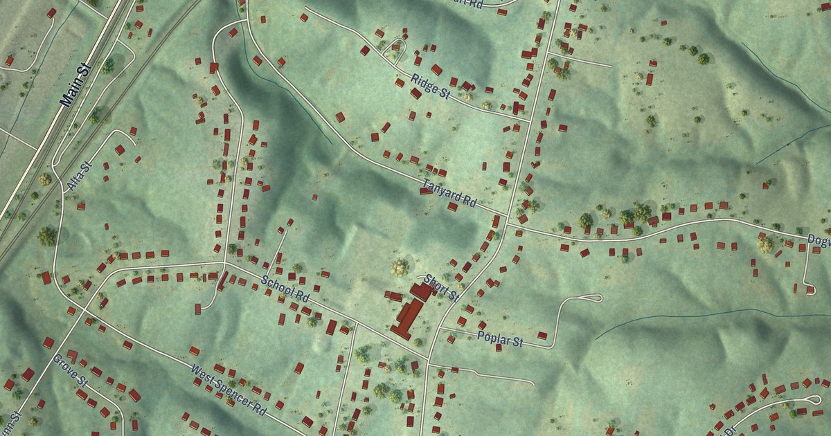 Map of Hurt, Virginia in 2026