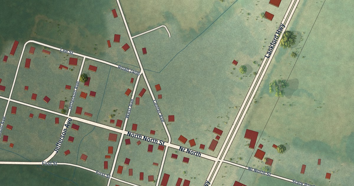 Map of Keller, Virginia in 2026