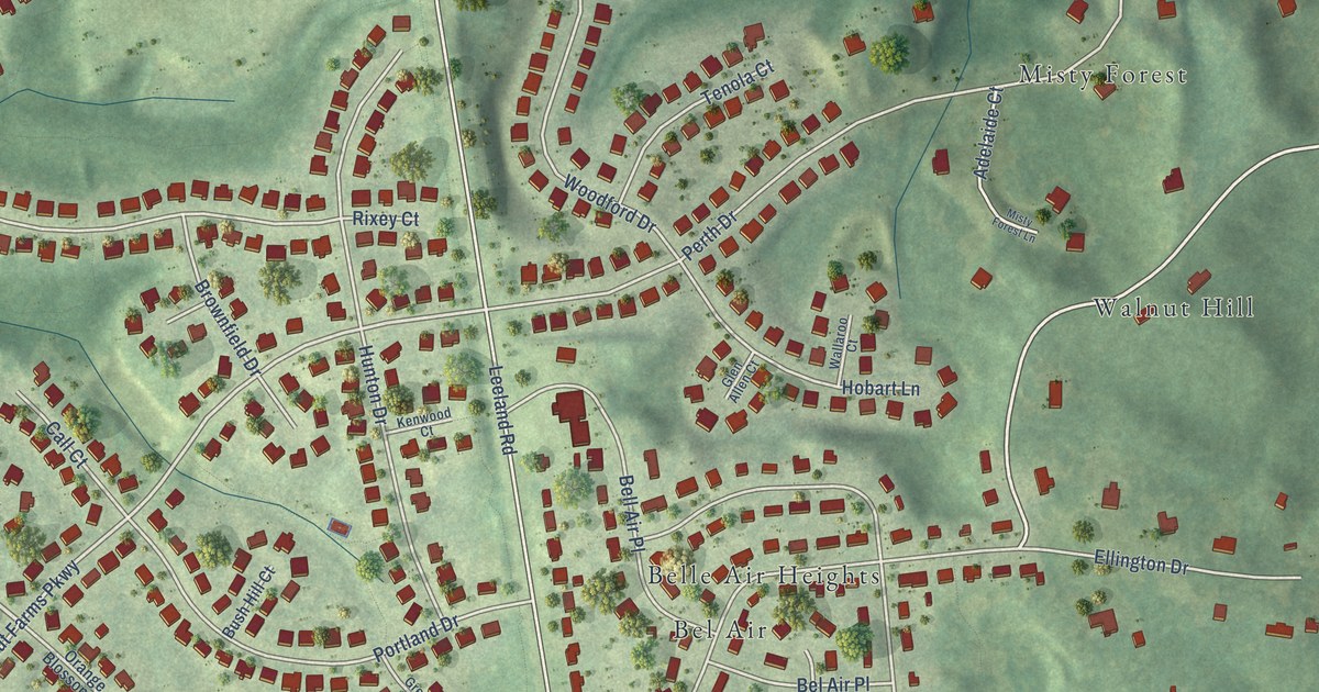 Map of Leeland Station, Virginia in 2026