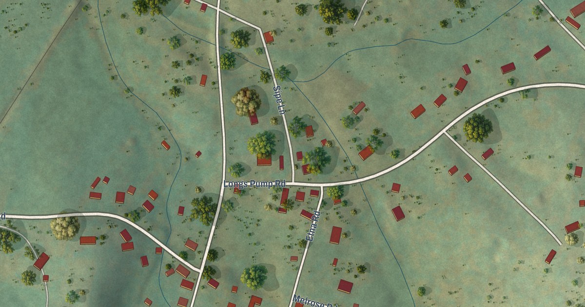 Map of Linville, Virginia in 2026
