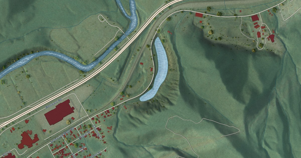 Map of Low Moor, Virginia in 2026