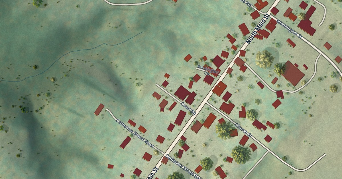 Map of Madison, Virginia in 2026