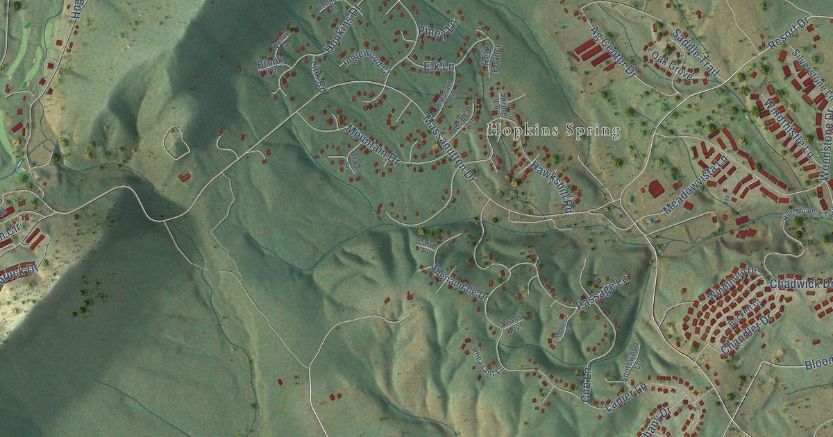 Map of Massanutten, Virginia in 2026