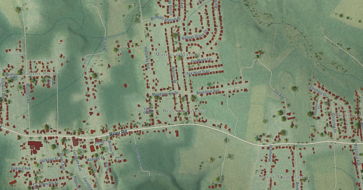 Map of Matoaca, Virginia in 2026