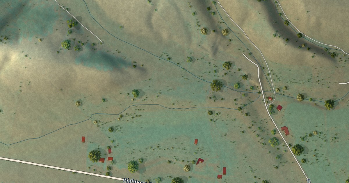 Map of McDowell, Virginia in 2026