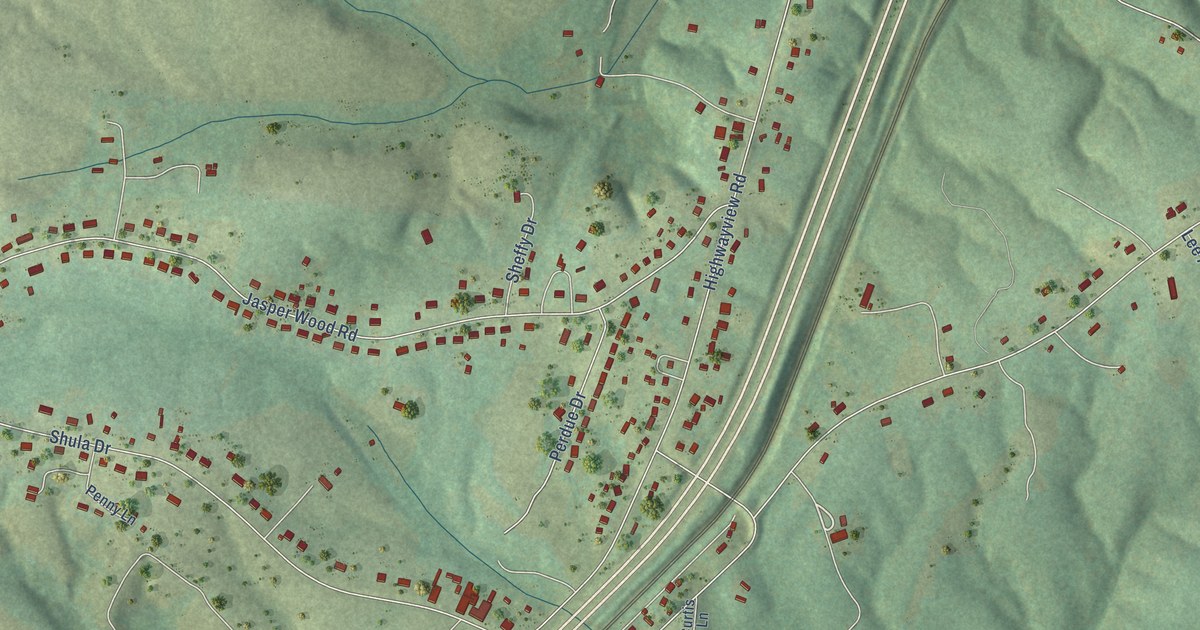 Map of Motley, Virginia in 2026