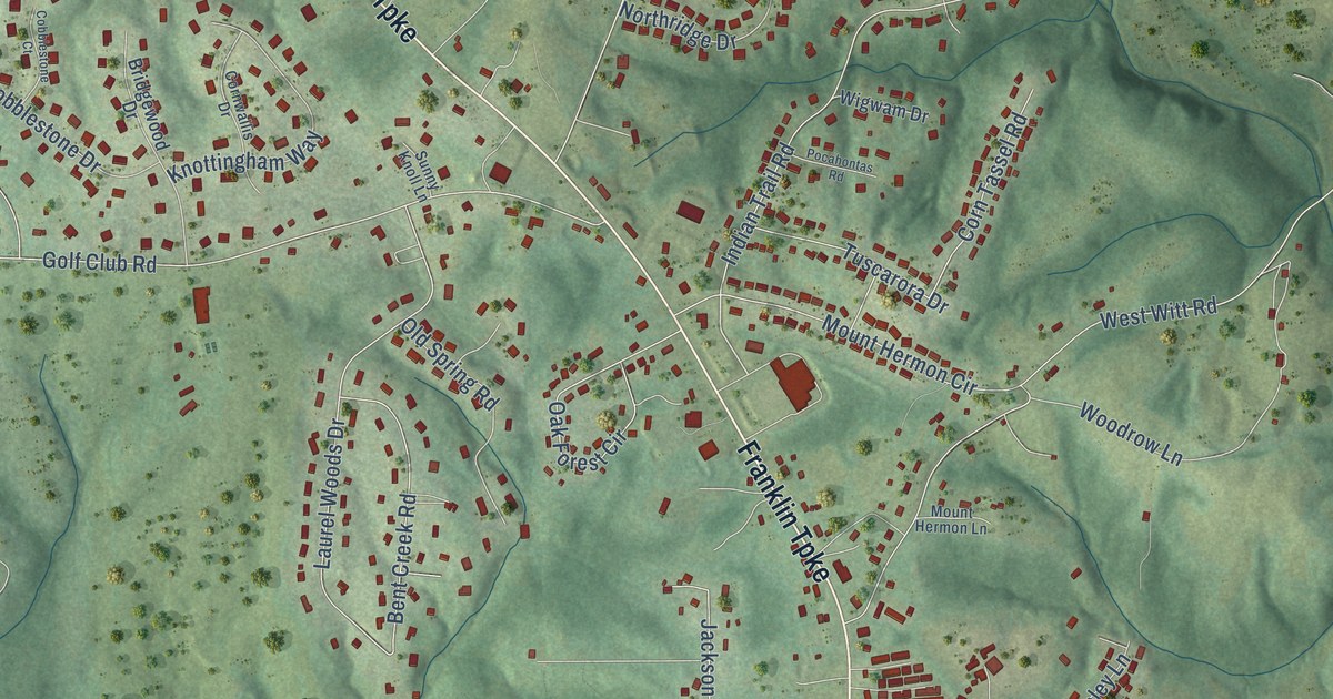 Map of Mount Hermon, Virginia in 2026