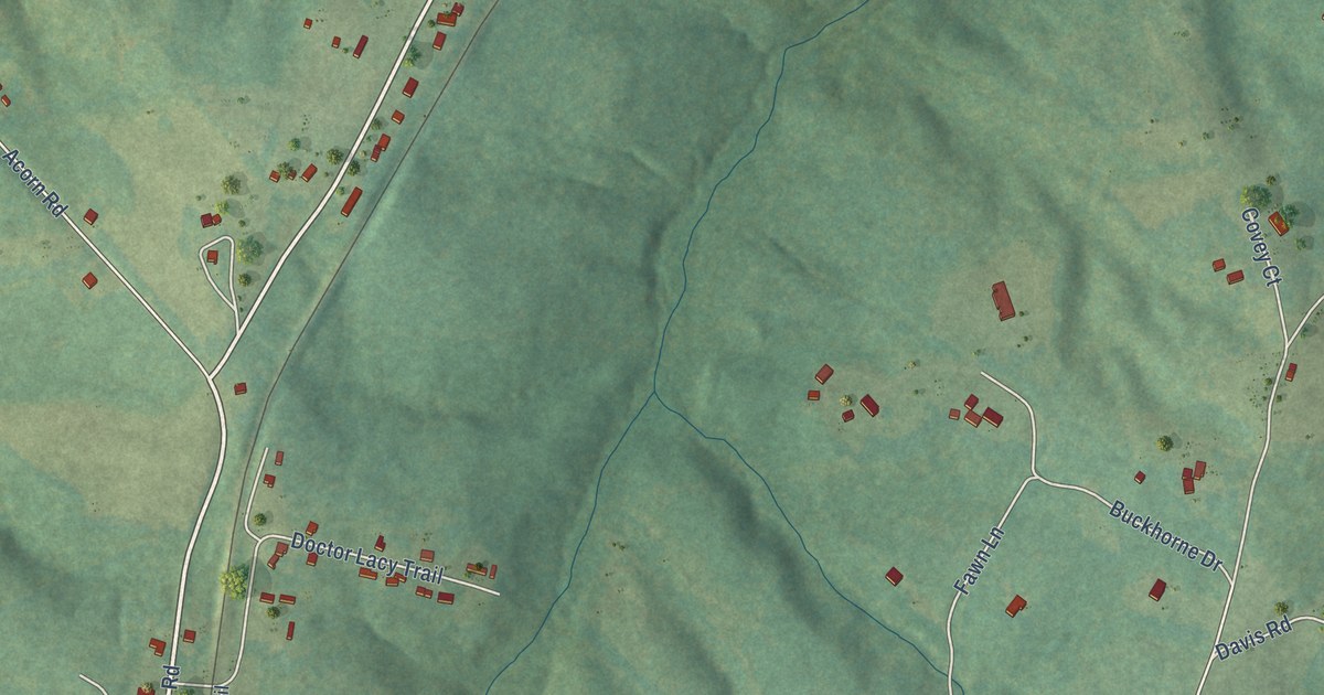 Map of Nathalie, Virginia in 2026