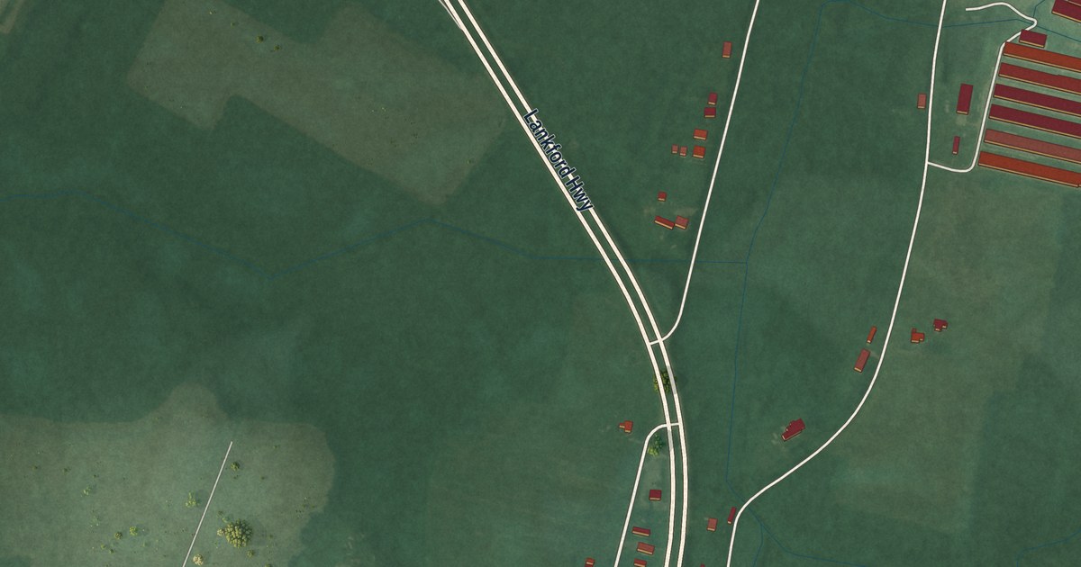 Map of New Church, Virginia in 2026