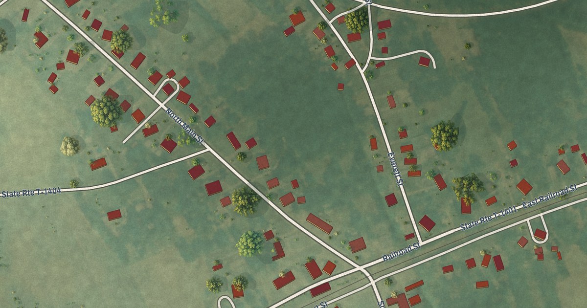 Map of Newsoms, Virginia in 2026