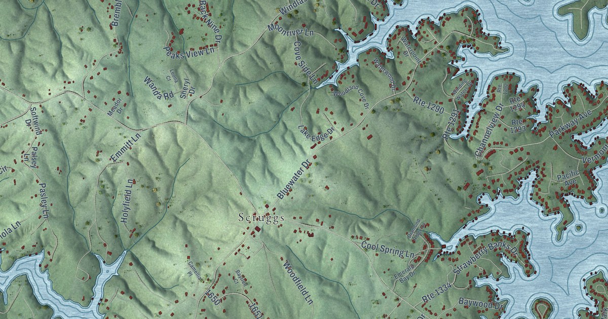 Map of North Shore, Virginia in 2026