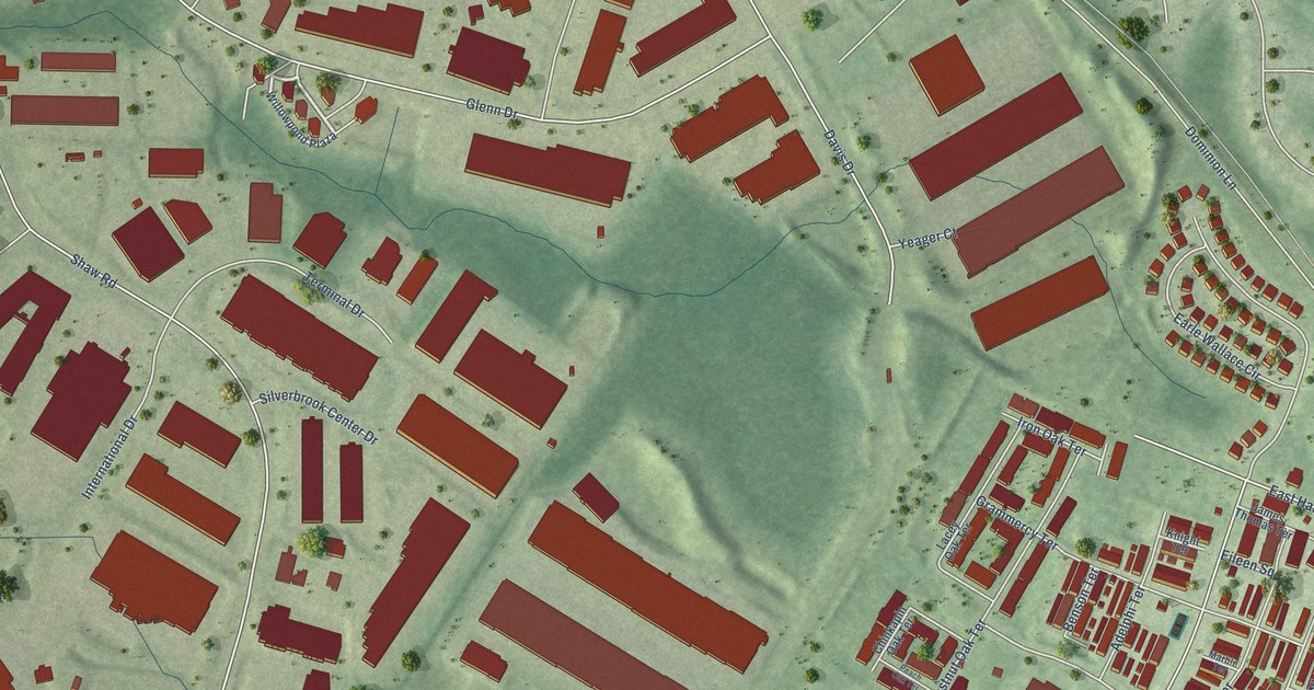 Map of Oak Grove, Virginia in 2026