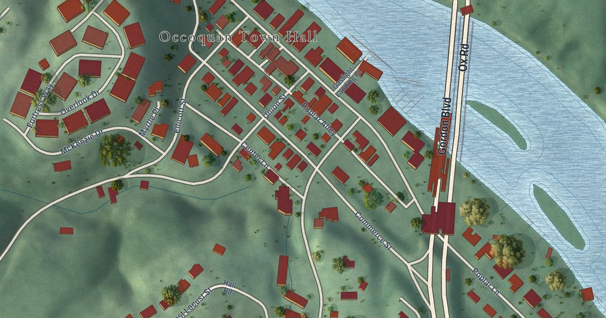 Map of Occoquan, Virginia in 2026