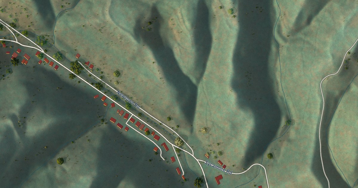 Map of Osaka, Virginia in 2026