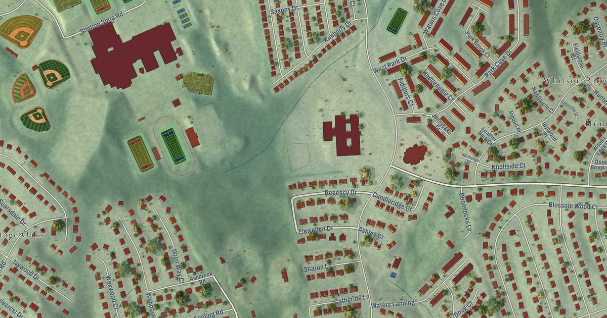 Map of Park Ridge, Virginia in 2026