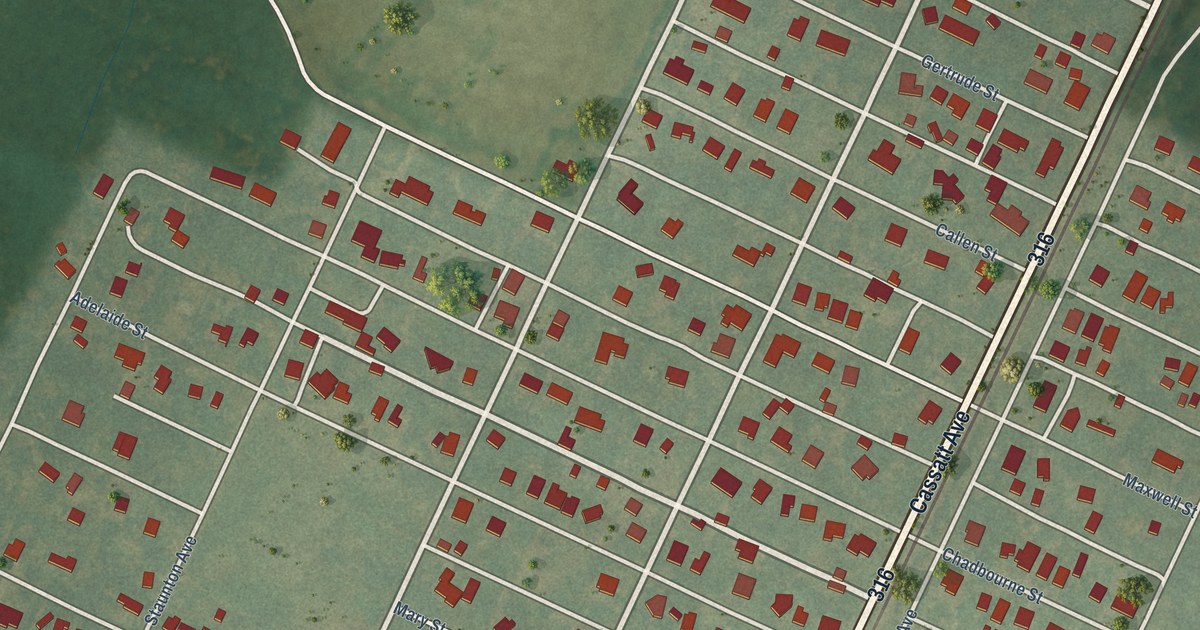 Map of Parksley, Virginia in 2026