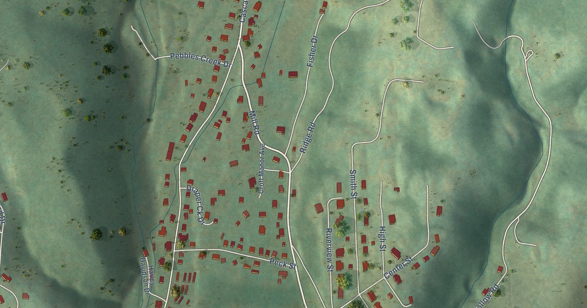 Map of Pembroke, Virginia in 2026