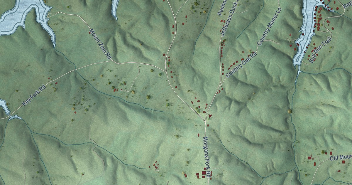 Map of Penhook, Virginia in 2026