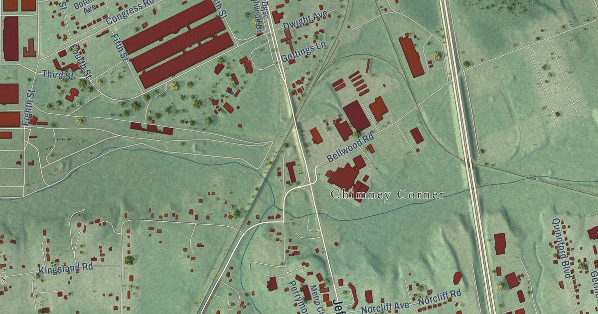 Map of Bellwood, Virginia in 2026