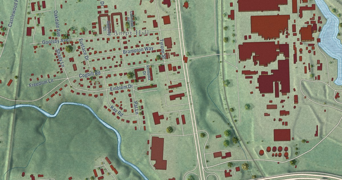 Map of Bensley, Virginia in 2026