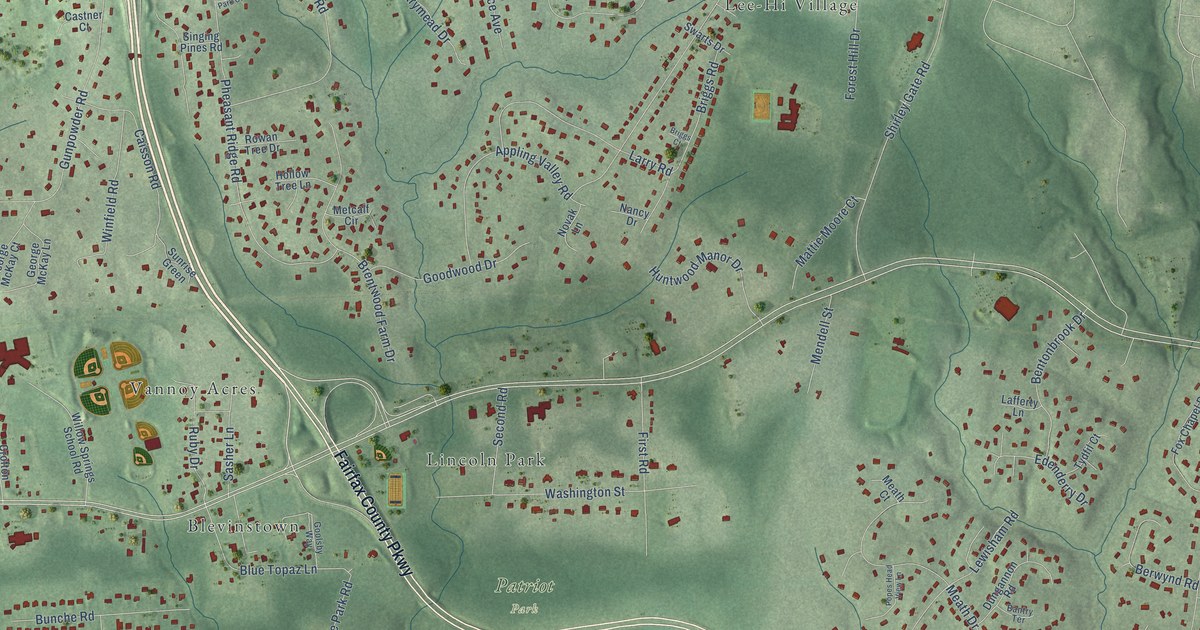 Map of Braddock, Virginia in 2026