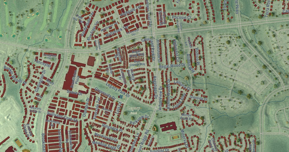 Map of Brambleton, Virginia in 2026