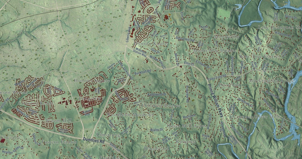 Map of Buckhall, Virginia in 2026