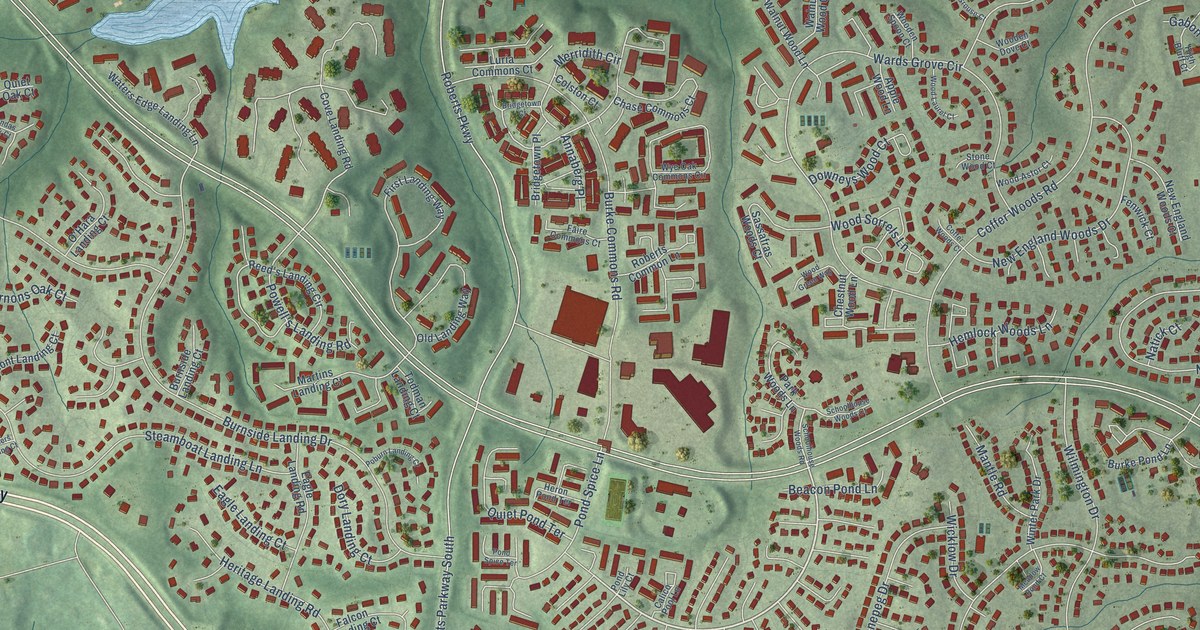 Map of Burke Centre, Virginia in 2026