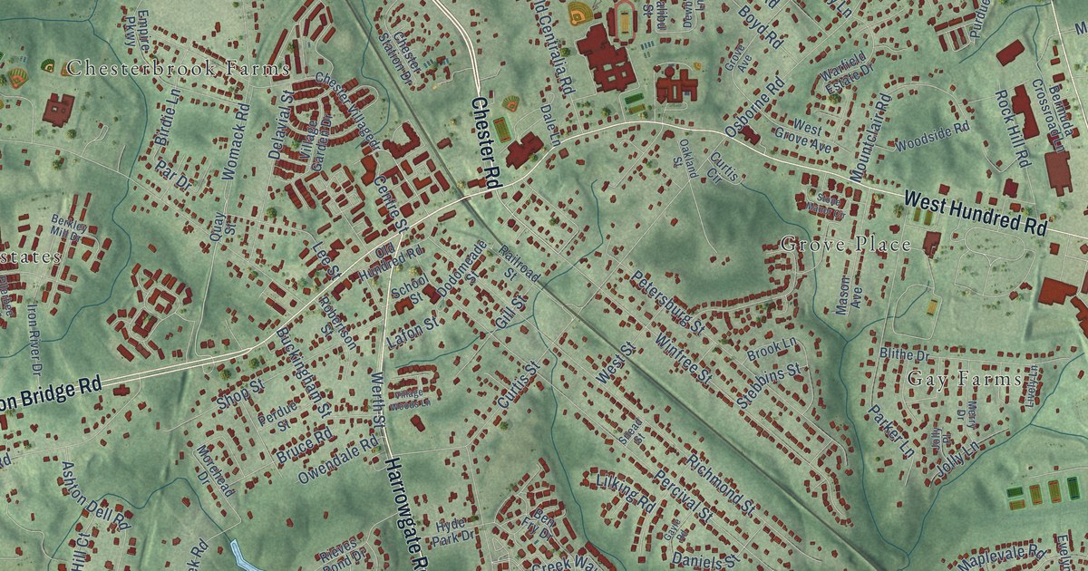 Map of Chester, Virginia in 2026
