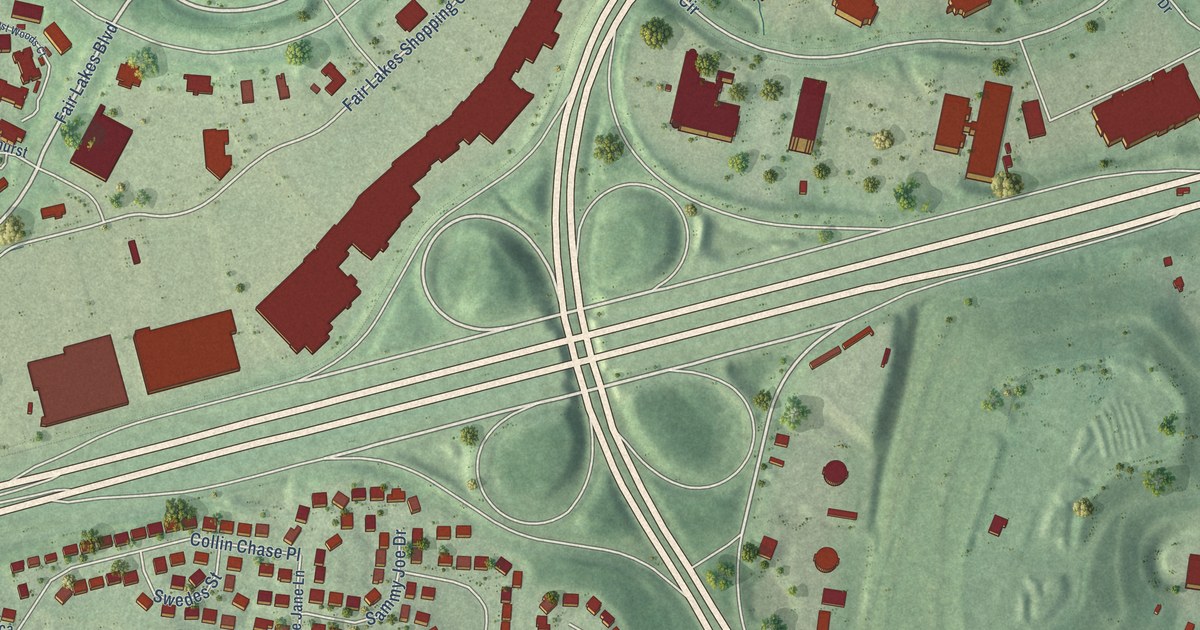 Map of Fair Lakes, Virginia in 2026