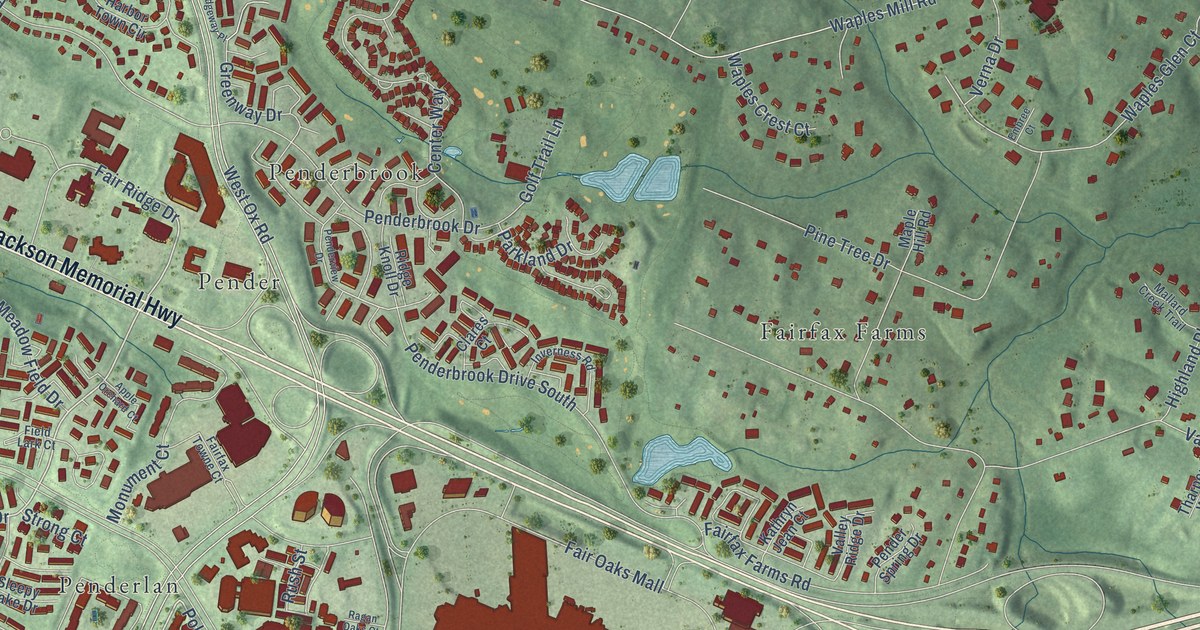 Map of Fair Oaks, Virginia in 2026