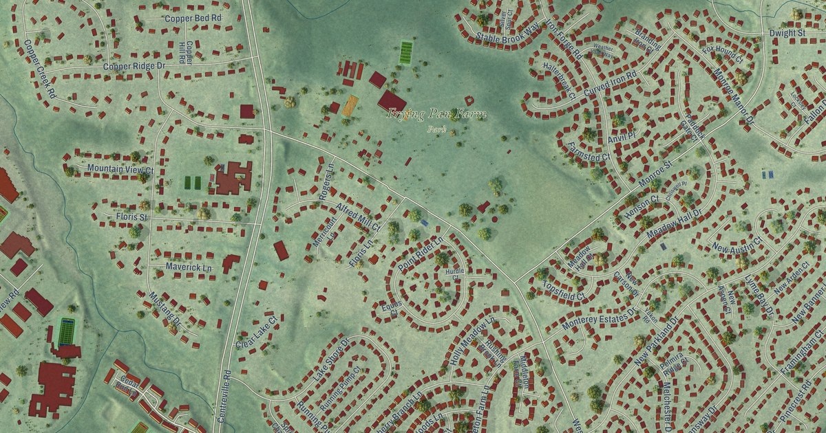Map of Floris, Virginia in 2026