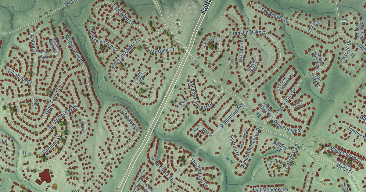 Map of Franklin Farm, Virginia in 2026