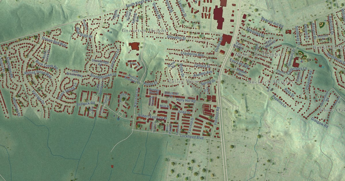 Map of Groveton, Virginia in 2026