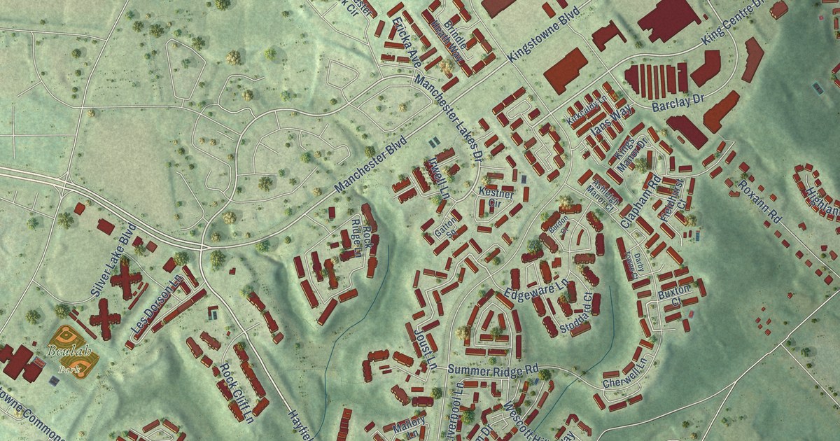 Map of Kingstowne, Virginia in 2026
