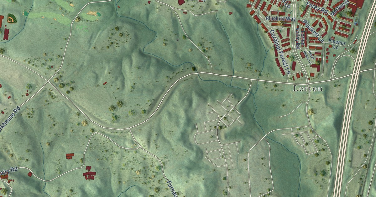 Map of Laurel Hill, Virginia in 2026