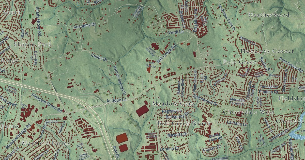 Map of Mechanicsville, Virginia in 2026
