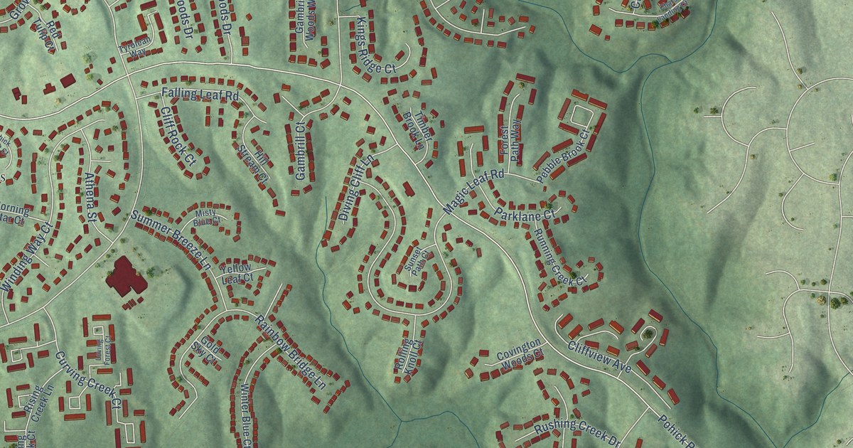 Map of Newington Forest, Virginia in 2026