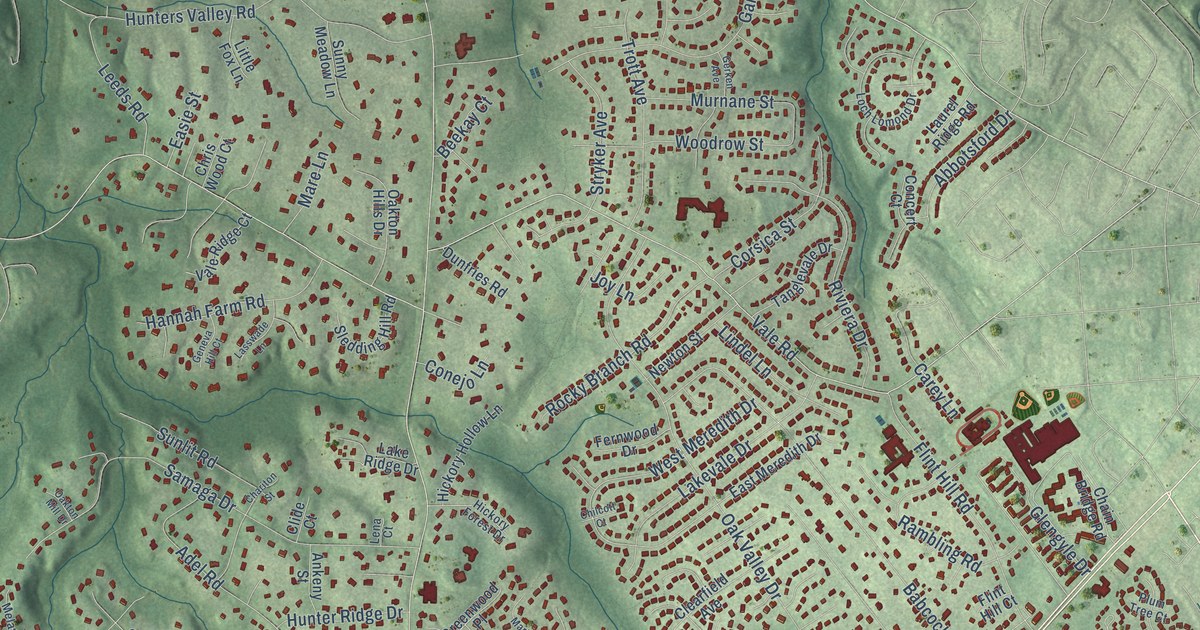 Map of Oakton, Virginia in 2026