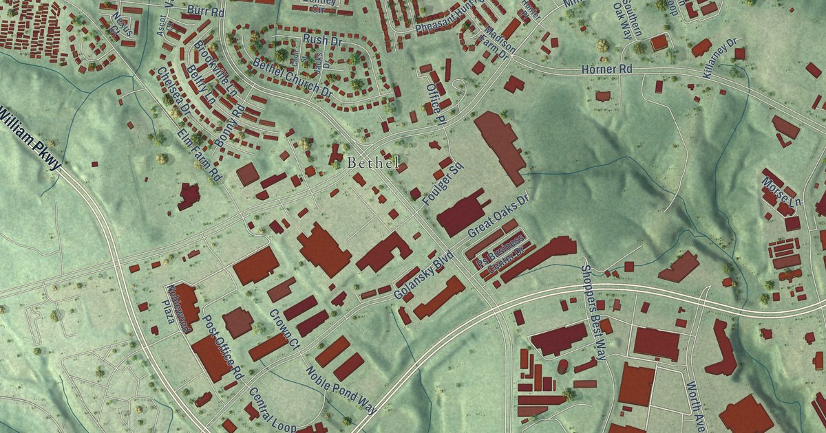 Map of Potomac Mills, Virginia in 2026