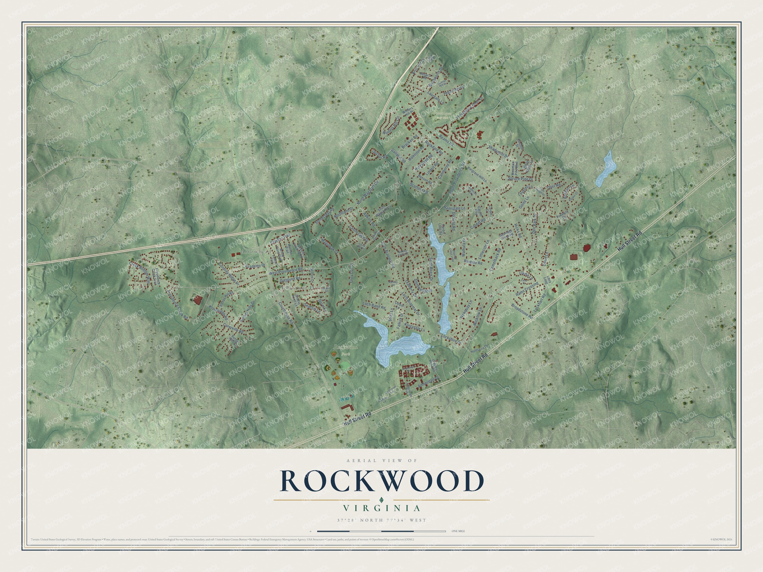 Watermarked full-map preview of Rockwood, Virginia