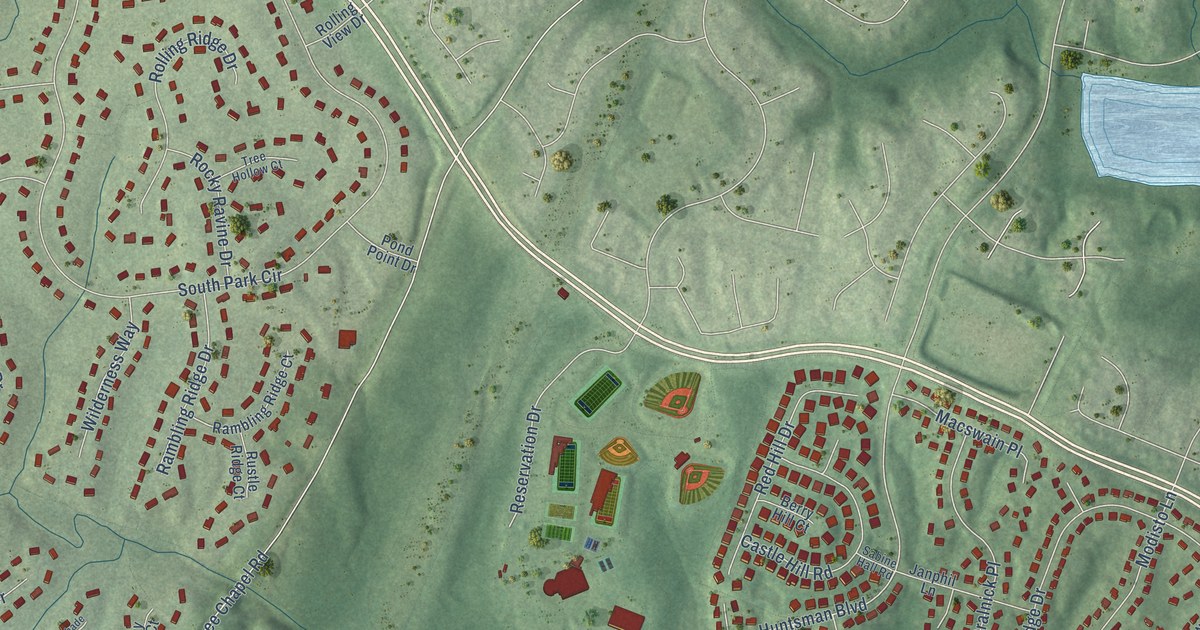 Map of South Run, Virginia in 2026