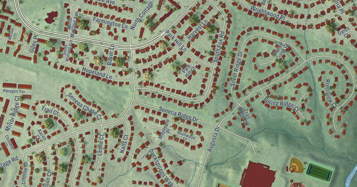 Map of Sugarland Run, Virginia in 2026